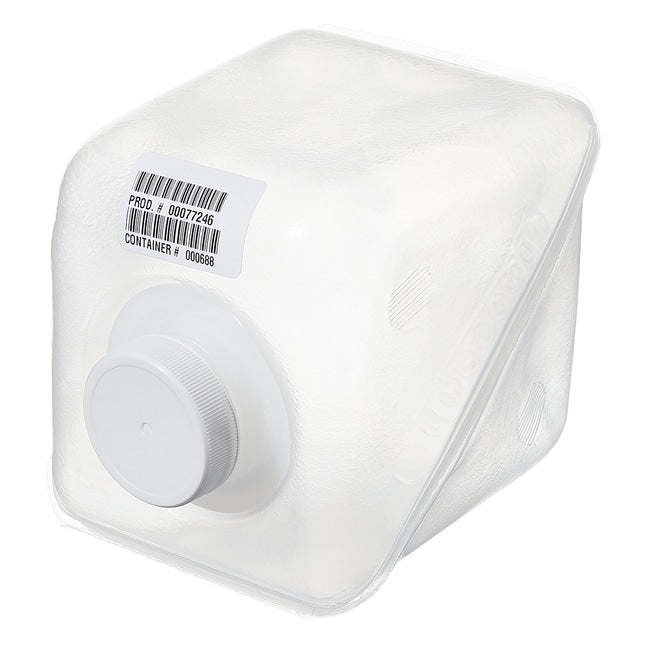 I-Chem Brand 300 Series LDPE Certified Translucent Cubitainers with Cap, 1 Quart Capacity, 1.19" ID x 4" OD x 4" Height (Case of 12)