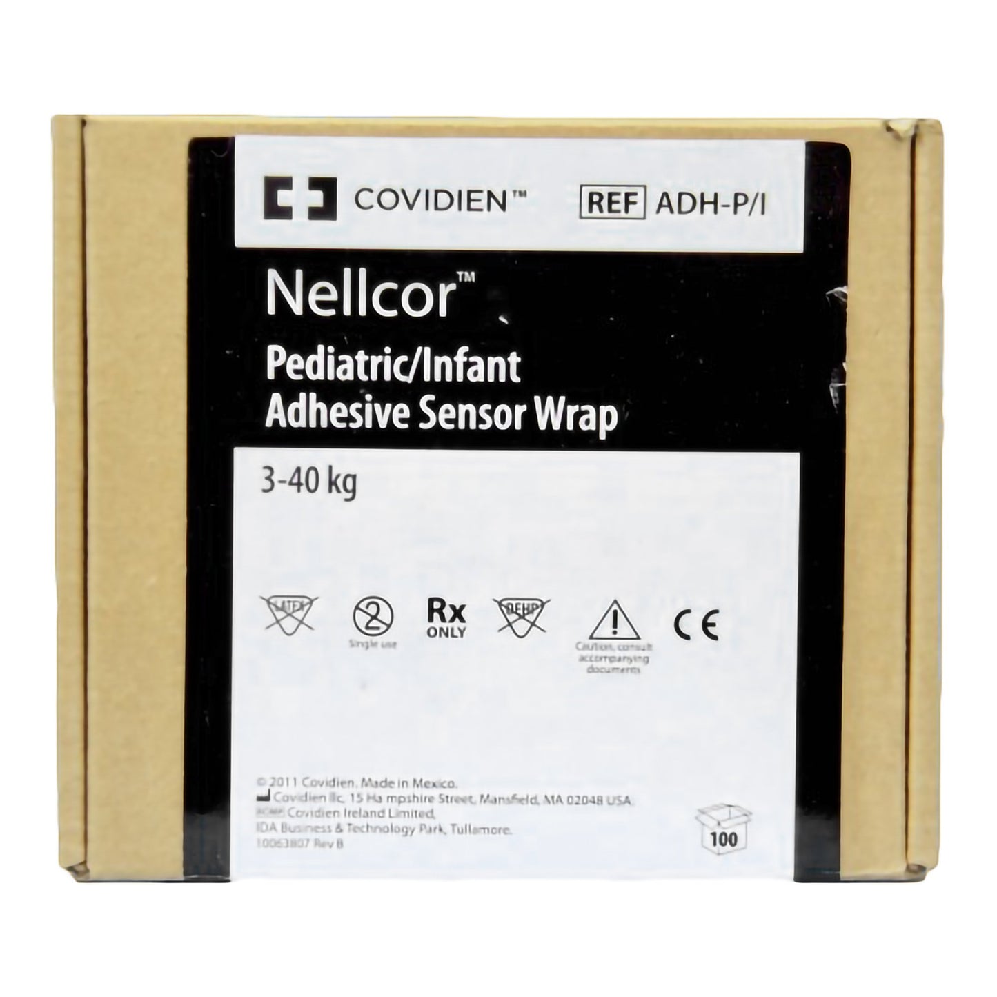 ADH-P/I: MEDTRONIC NELLCOR PEDIATRIC / INFANT SENSOR ADHESIVE WRAPS 100pc