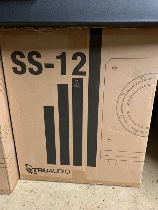 TRUAUDIO SS-12  Powered slot subwoofer with 12" driver, 250W internal amplifier