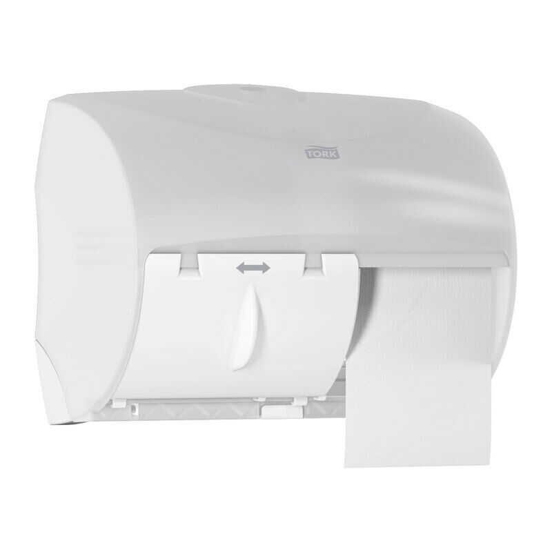 Tork Twin Bath Tissue Roll Dispenser for OptiCore 56 57 20 White