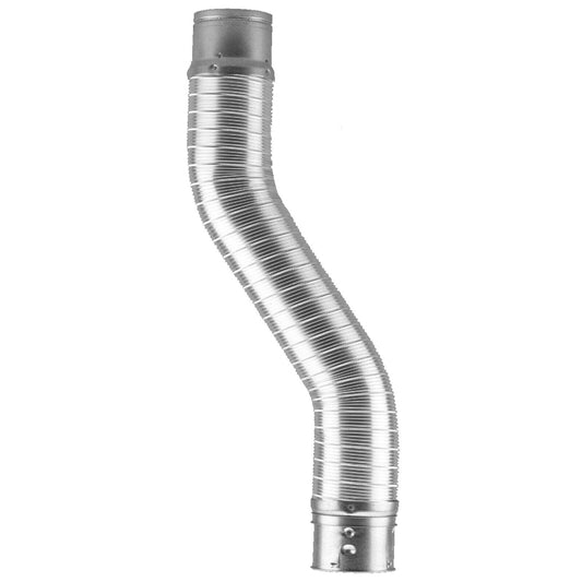 Hart & Cooley - 550370 36" Long Double-Wall Flexible Gas Vent Connector - 4"