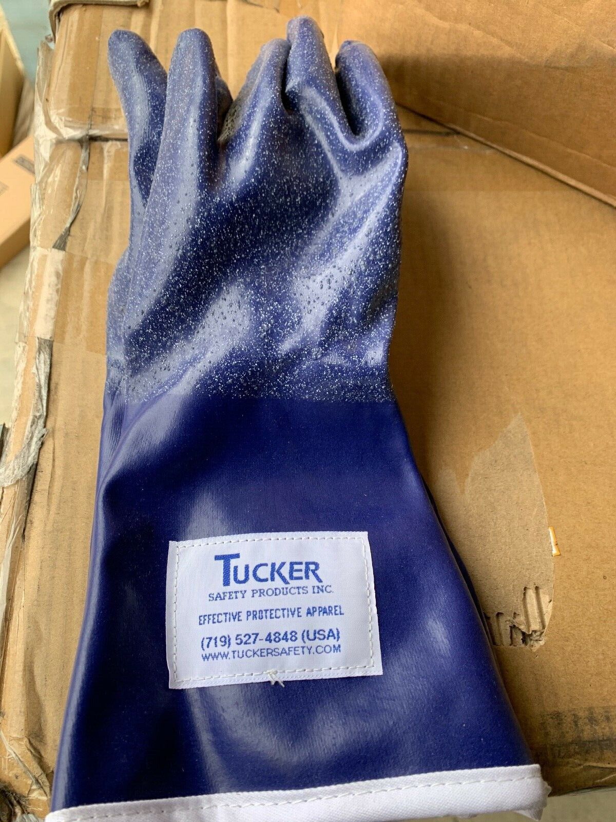 Tucker Safety Steam Gloves 14" Size L large Extended Cuff MCD92144