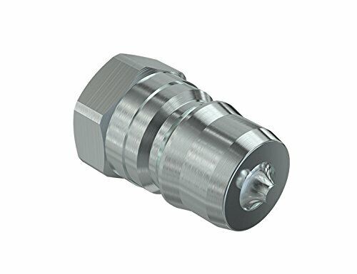 Faster Coupling HNV 38 NPT M N ISO B Steel, Male, 3/8" x 3/8" NPT, Box of 50