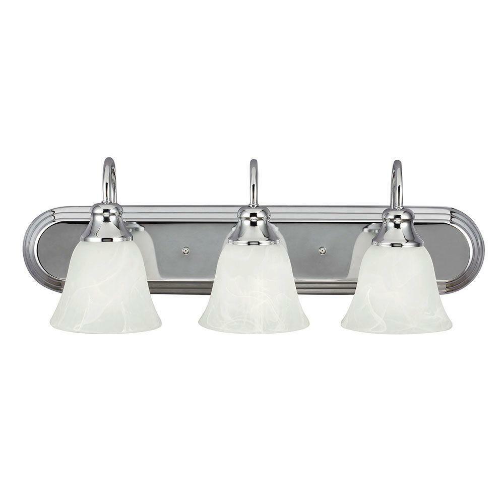 Sea Gull Lighting Vanity Fixture Windgate 3-Light Wall Chrome 44941-05