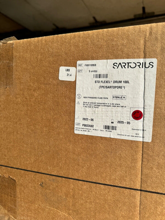 Sartorius Stedim FXB110959 Flexel Bag for 100L Drum 5 Units Per box