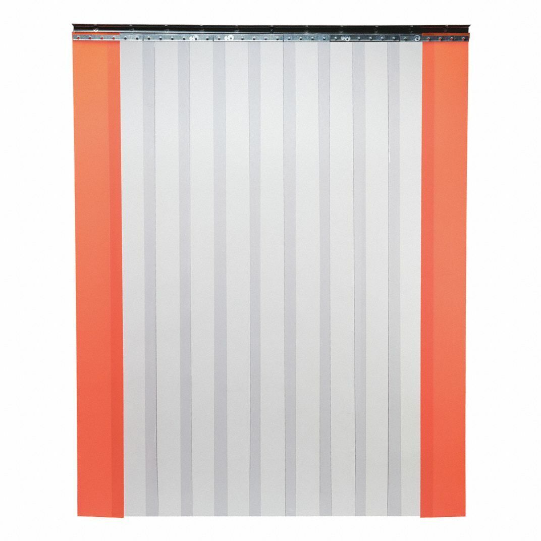 TMI Strip Door, Smooth Strip Texture, 5 ft Opening Width, 7 ft Opening Height