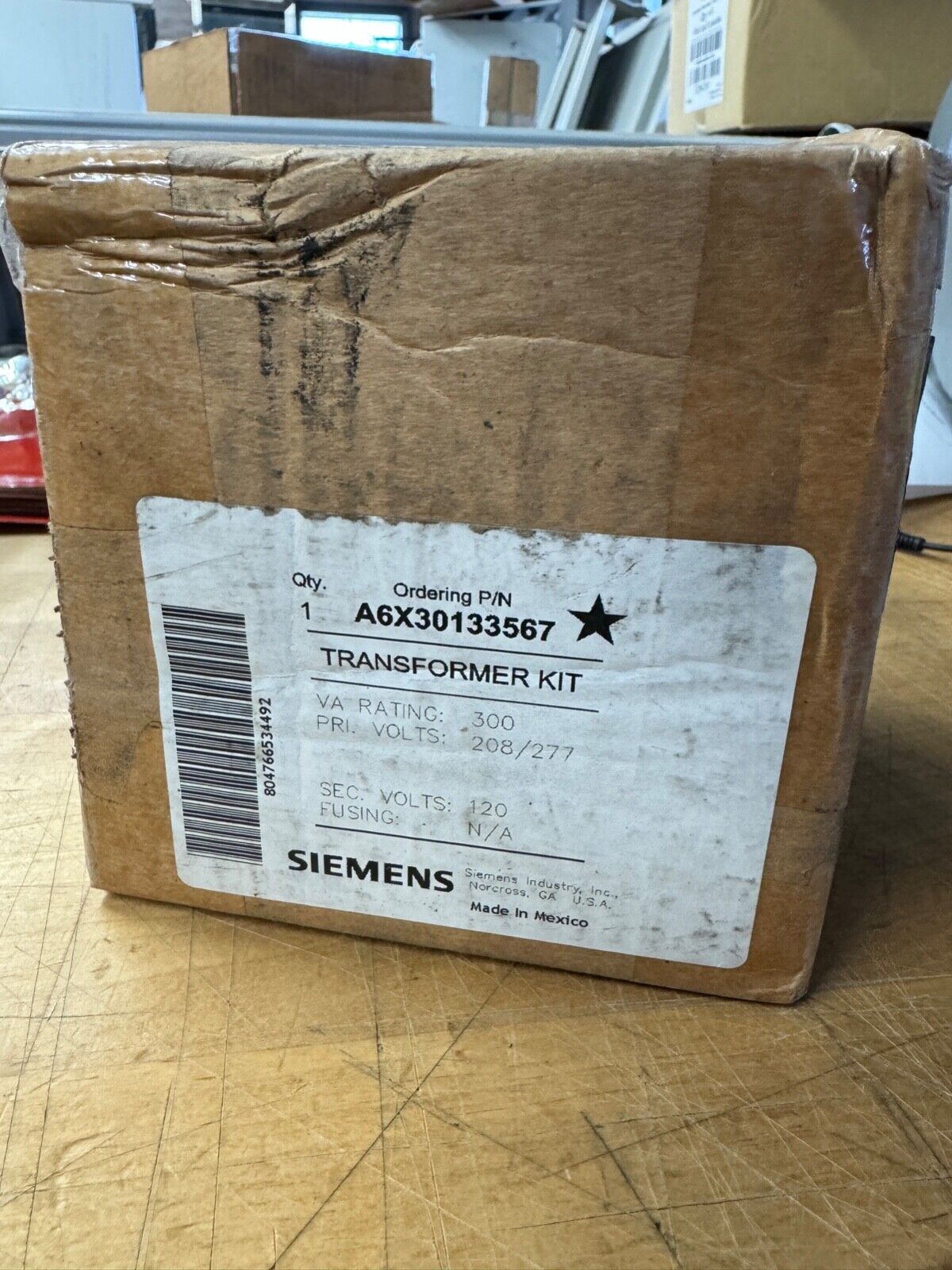 Siemens A6X30133567 Transformer Kit Model MT0300F 300VA