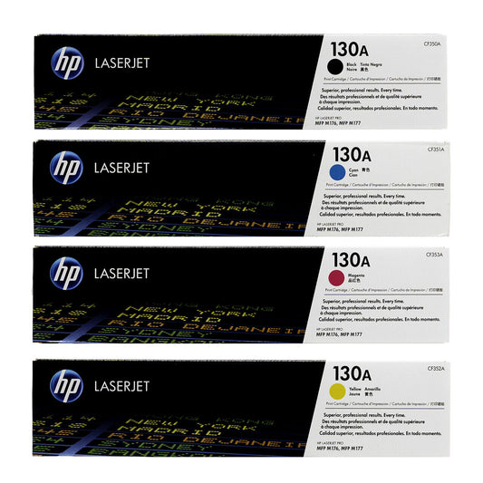 HP 130A SET | CF350A CF351A CF352A CF353A | Original HP Toner Cartridges