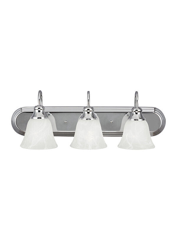 Sea Gull Lighting Vanity Fixture Windgate 3-Light Wall Chrome 44941-05