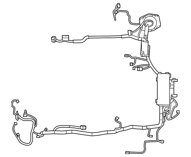 Ford Wiring Assembly 2016-17 Ford Police Interceptor HB5Z-14290-B