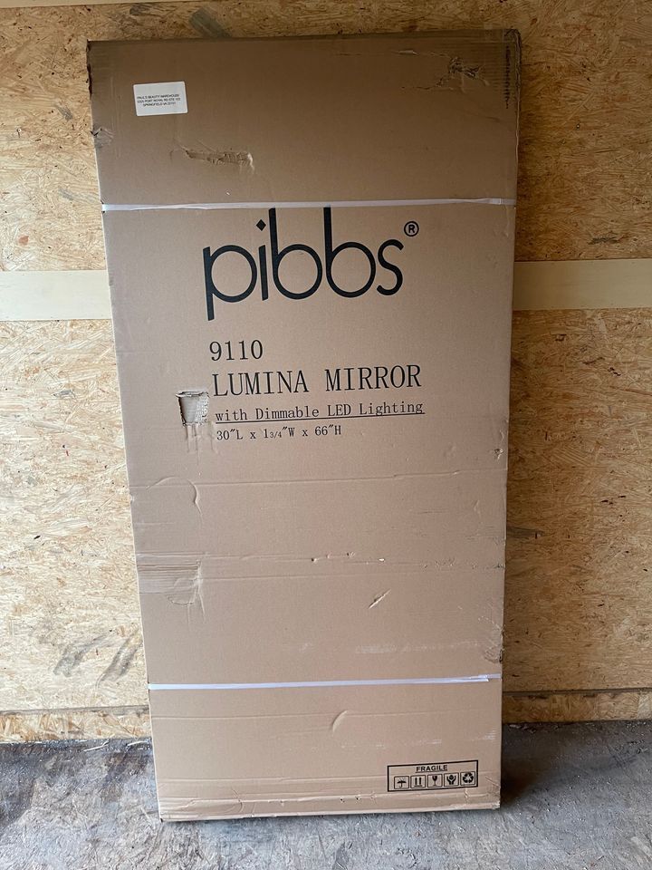 PIBBS 9110 LUMINA LED SALON MIRROR