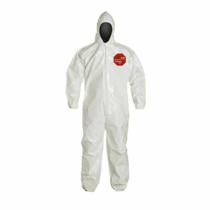 DuPont Tychem SL127BWH 4000 Coverall with Bound Seams