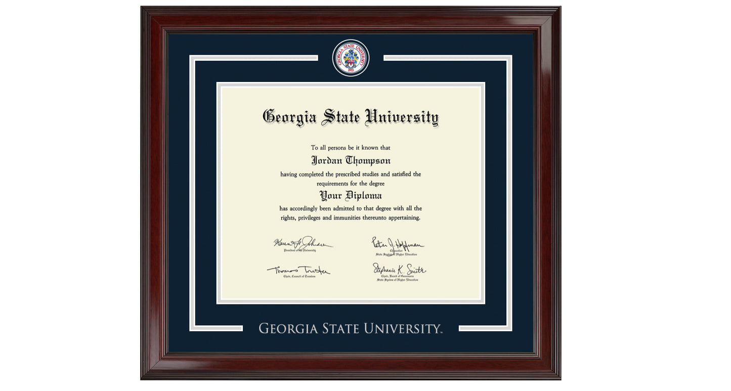 Georgia State University Showcase Edition Diploma Frame