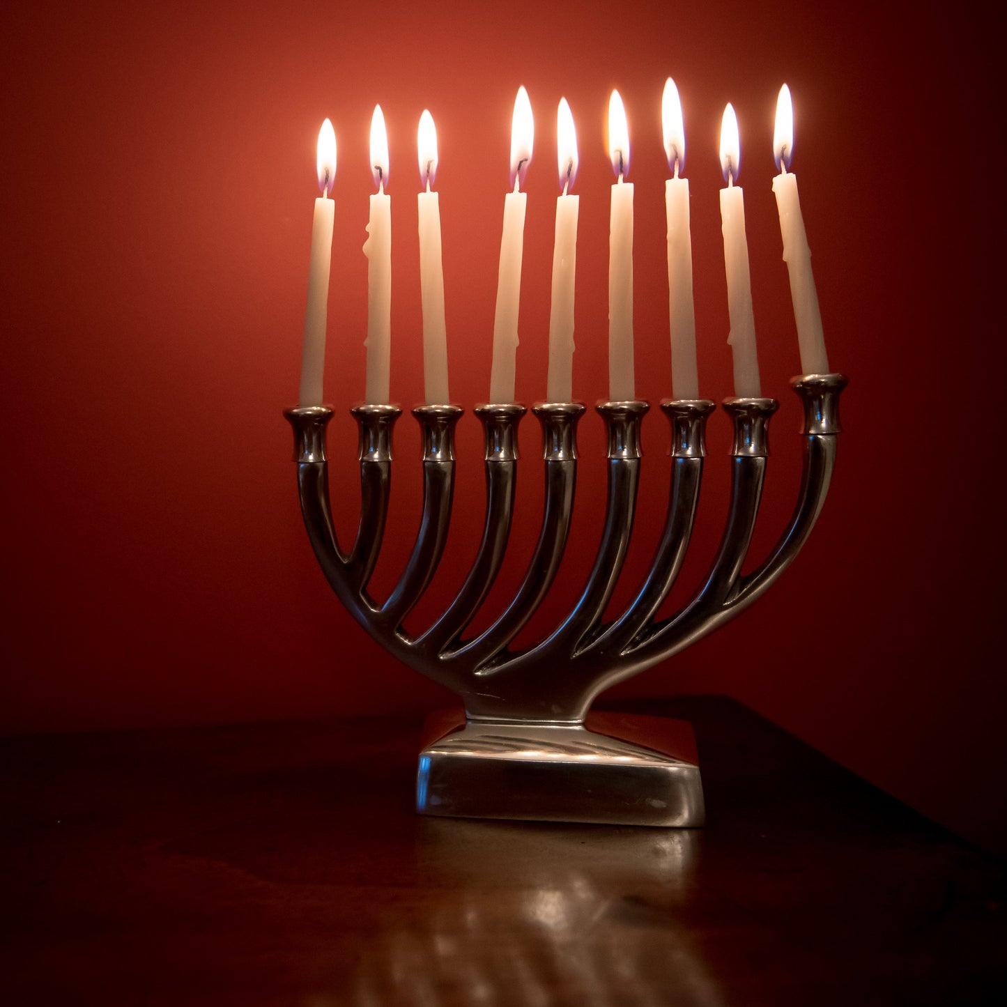 Insideretail Menorah High Shine Finish on Aluminium