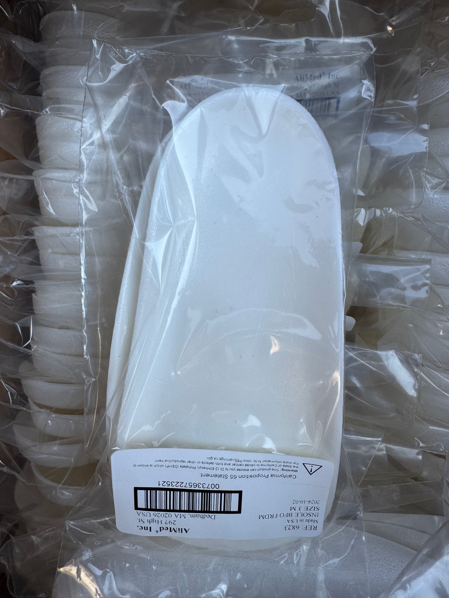 AliMed® FREEDOM® BFO Half Sole Orthotic Size 3 SKU # SKU:2970008016