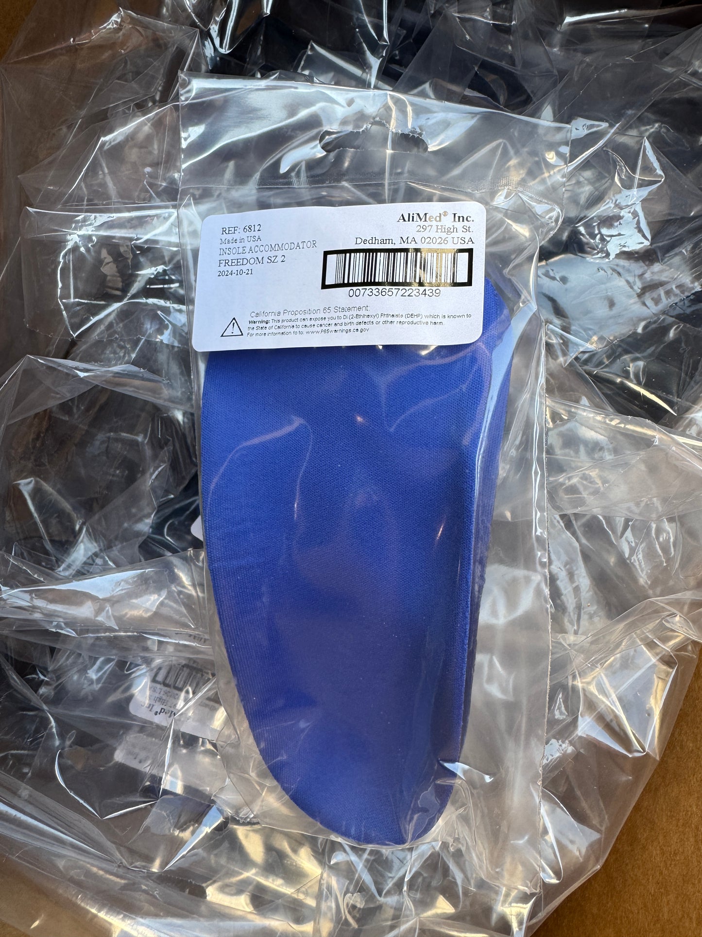 AliMed® FREEDOM® Accommodator™ Half Sole Orthotic Size 2 SKU # SKU:2970007998