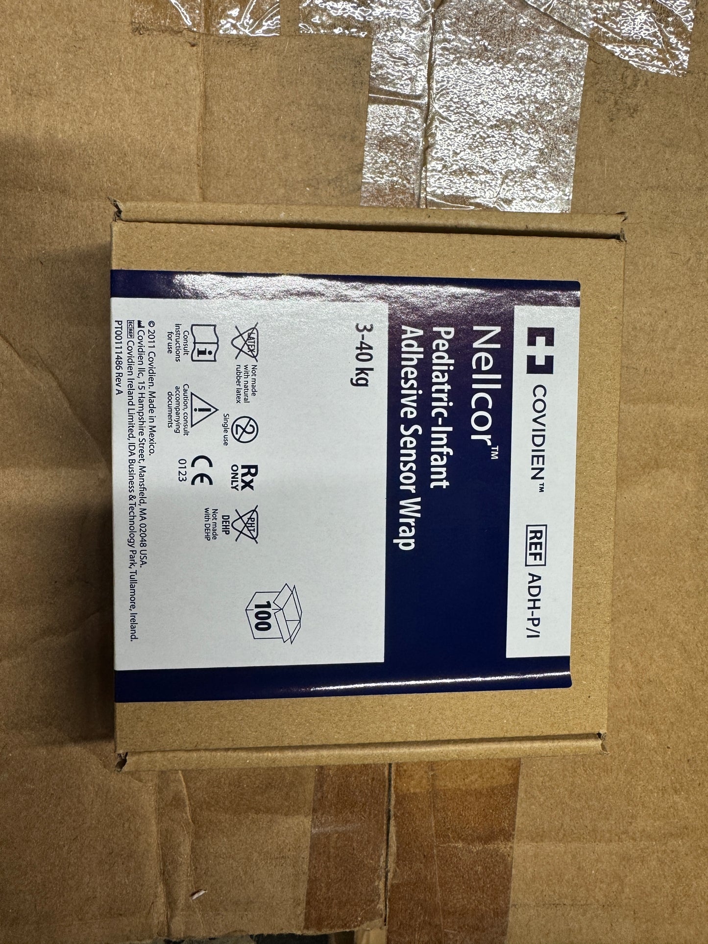 ADH-P/I: MEDTRONIC NELLCOR PEDIATRIC / INFANT SENSOR ADHESIVE WRAPS 100pc
