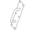 Trimco 1018-3B 4 x 16 Pull Plate