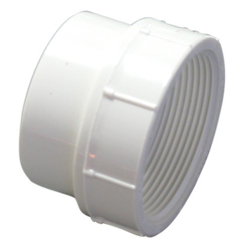 Nibco 4803-2 Series PVC DWV Pipe Fitting, Adapter, 3 Spigot x NPT Female