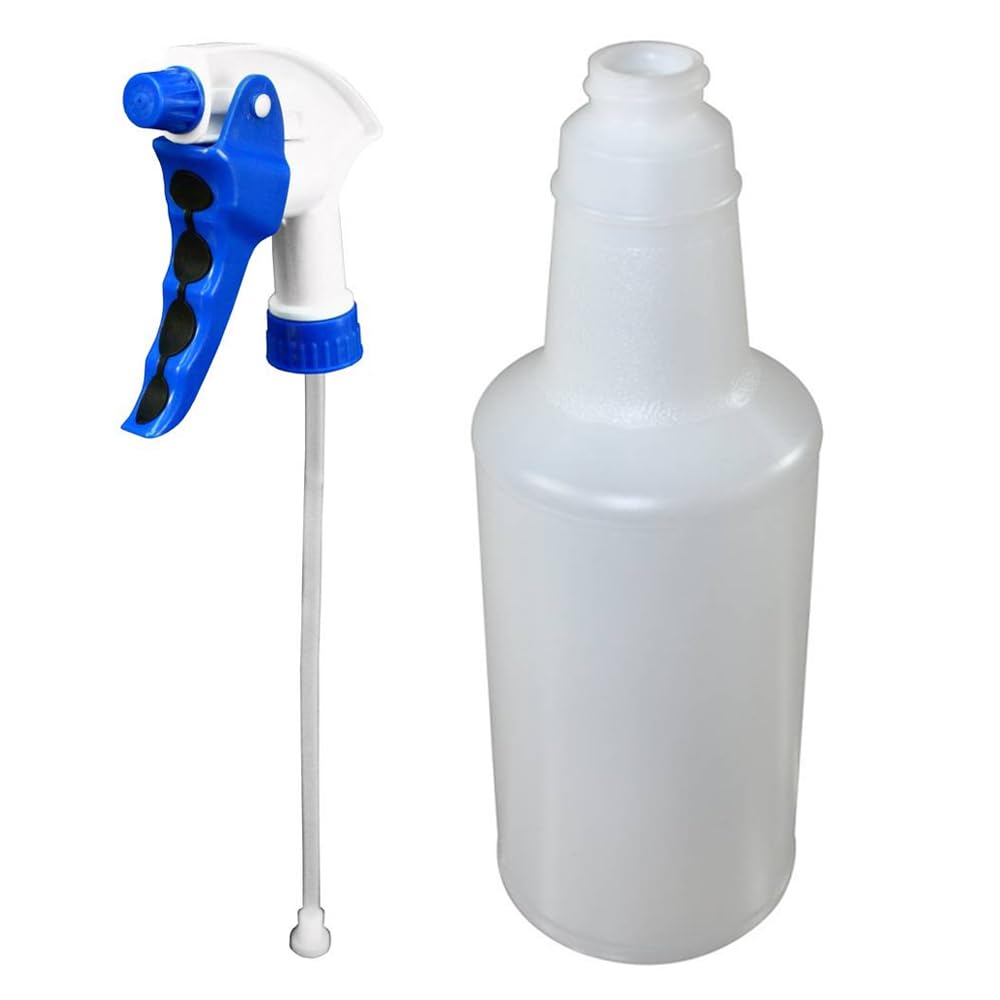 Impact Products Polyethylene Spray Bottle with Trigger Sprayer Natural, 32 oz. | 3/Pack