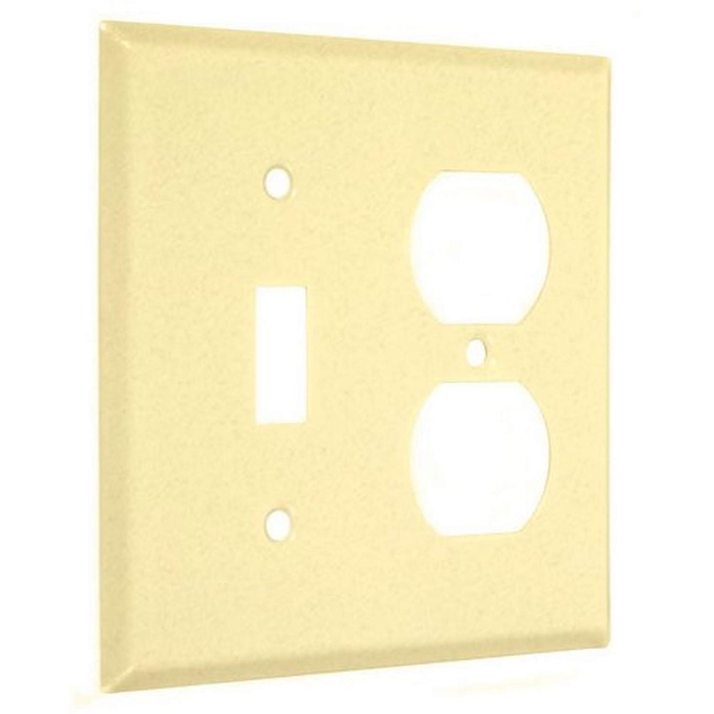 Hubbell-Bell Standard Metallic Wallplate with One Toggle