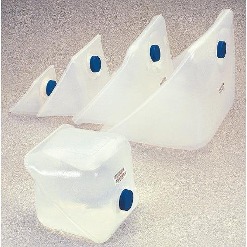 I-Chem Brand 300 Series LDPE Certified Translucent Cubitainers with Cap, 1 Quart Capacity, 1.19" ID x 4" OD x 4" Height (Case of 12)