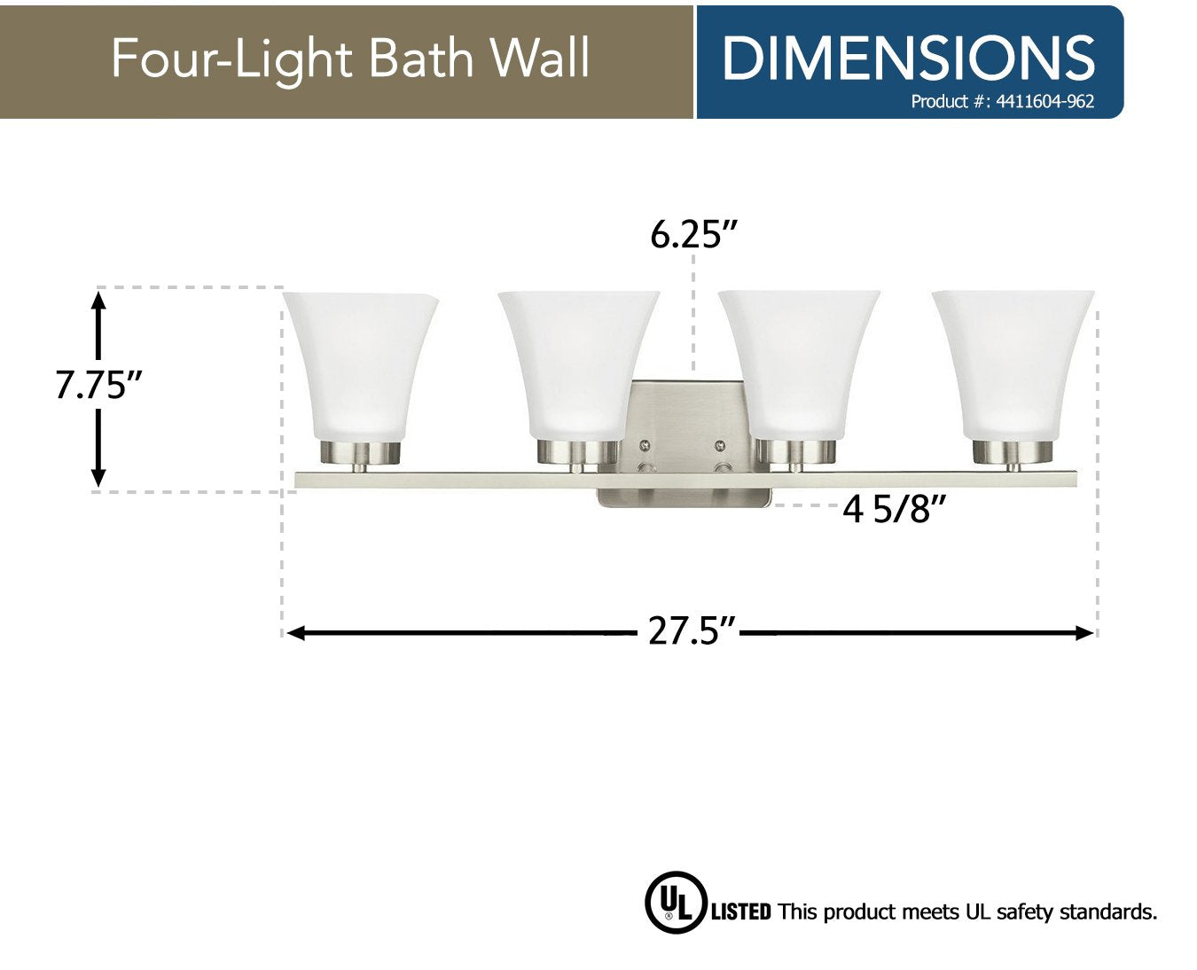 Sea Gull Lighting 4411602-05 Bayfield Two-Light Bath