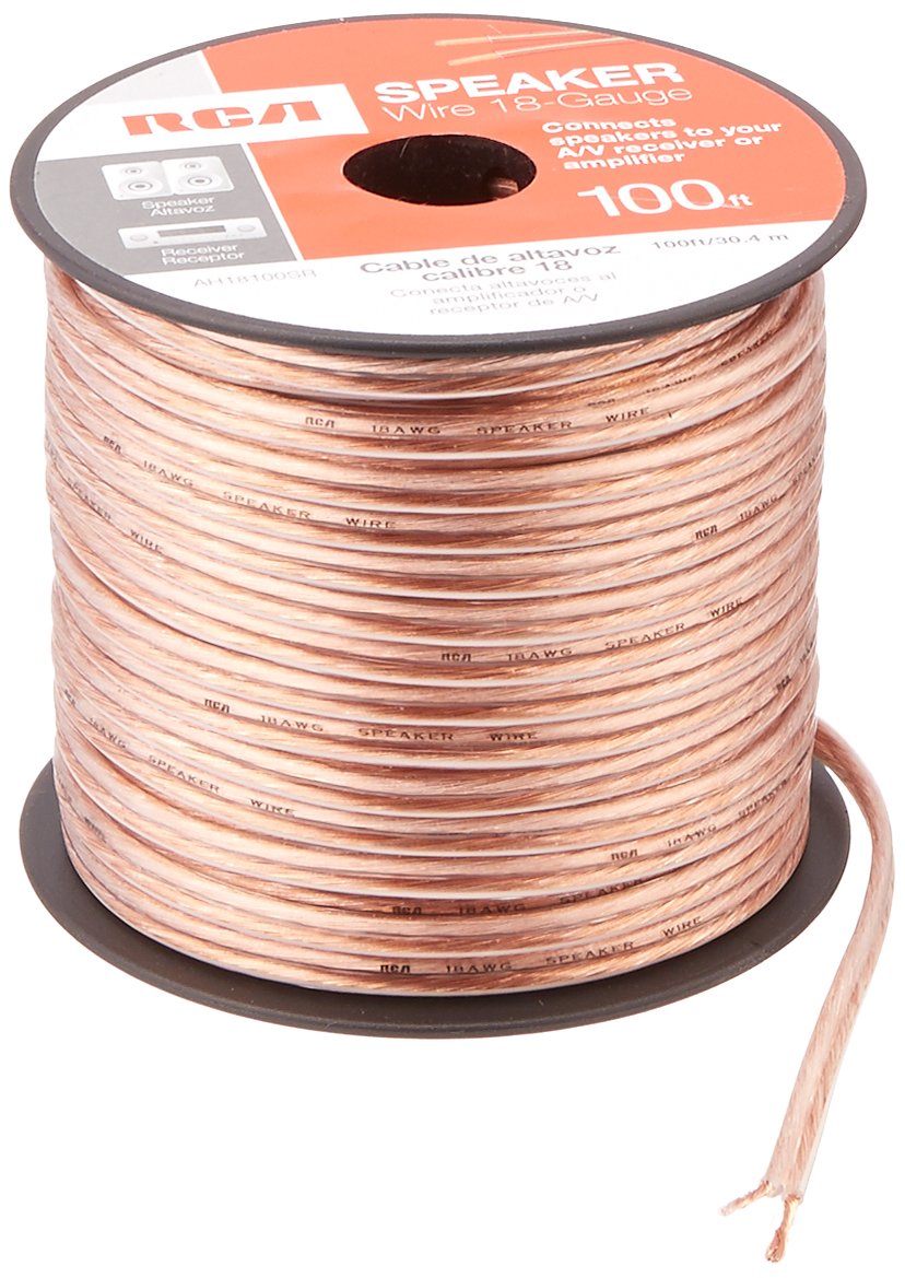 RCA AH18100SR 18-Guage Speaker Wire - 100 Feet