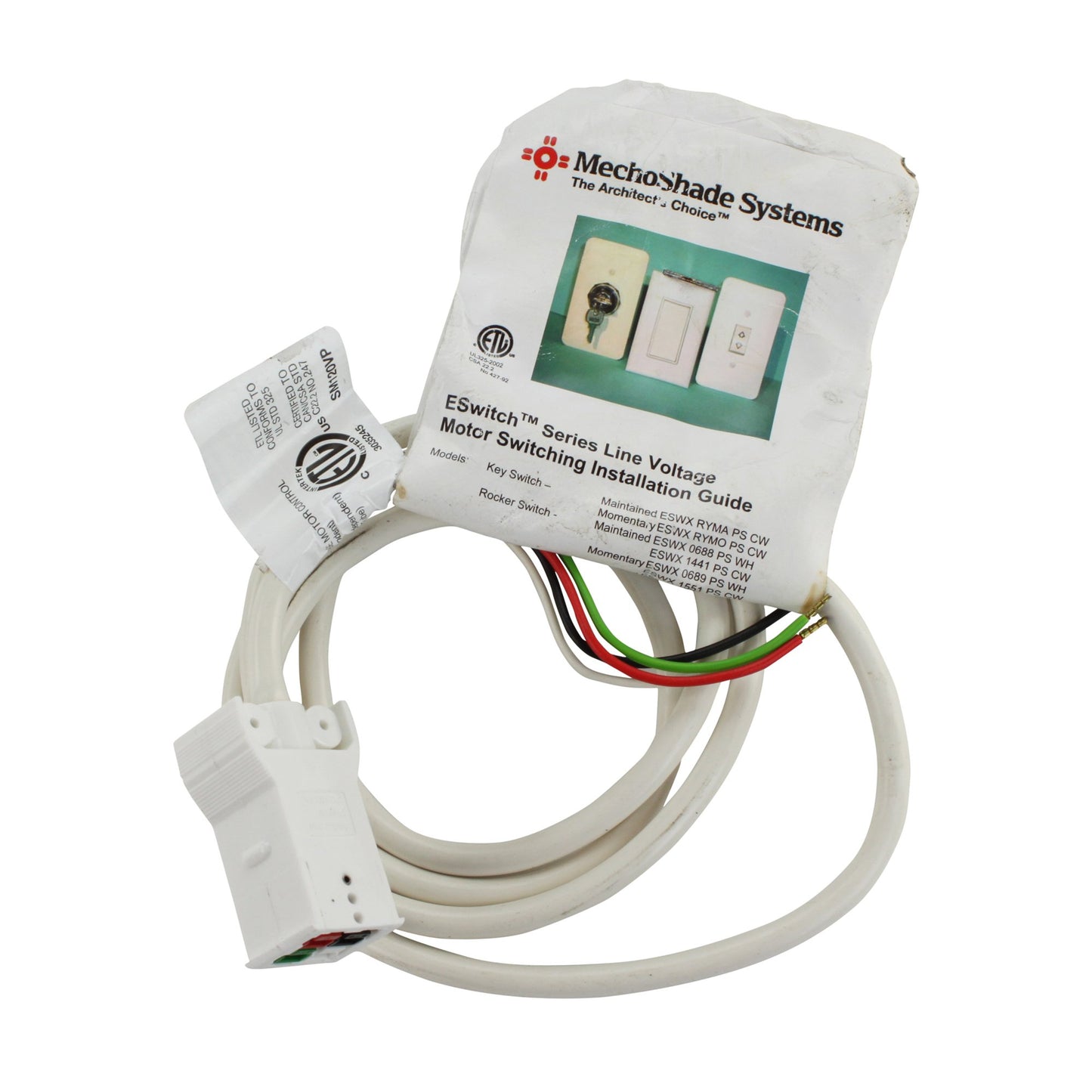 Mechoshade Systems IS-ESWITCH-04 Electroshade And RTS Line Voltage Motor Control