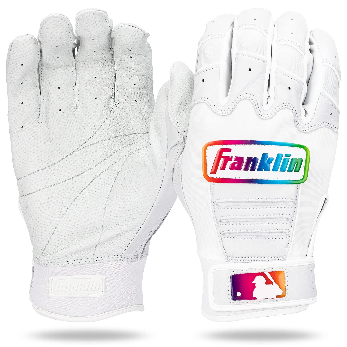 Franklin Sports MLB Baseball Batting Gloves - CFX Pro Youth Batting Glove Pairs - Baseball + Softball Batting Gloves